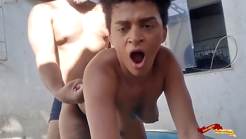 Hot btsani is a lit bred by horny girlfriend