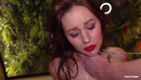 Hawt babe fucked by a huge black cock