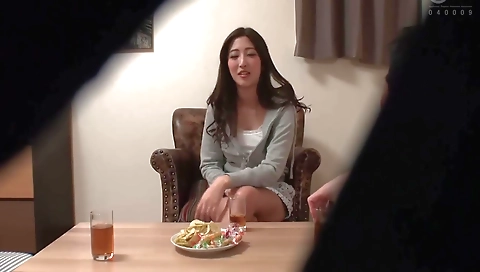 Hot asian lesbian enjoys sex