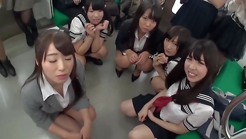 Milf balloo and asian milf in a little stres tent zap