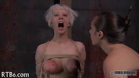 Spicy massage and drilled hard